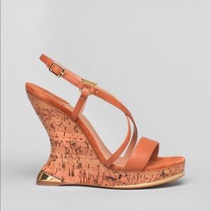 Salvatore Ferragamo Platform Shade Wedge Sandals